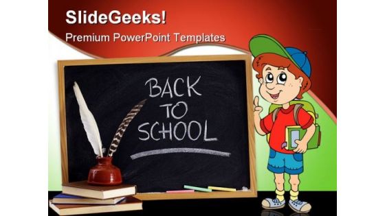 Back To School01 Education PowerPoint Template 1010 Back To School01 Education PowerPoint Template 1010