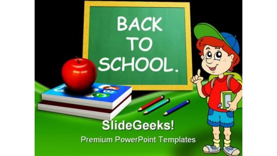 Back To School03 Education PowerPoint Template 0810