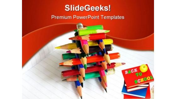 Back To School Education PowerPoint Template 0910 Back To School Education PowerPoint Template 0910