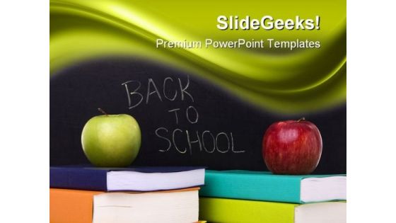 Back To School Education PowerPoint Template 1110