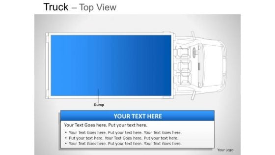 Background Blue Truck Top View PowerPoint Slides And Ppt Diagram Templates Background Blue Truck Top View PowerPoint Slides And Ppt Diagram Templates
