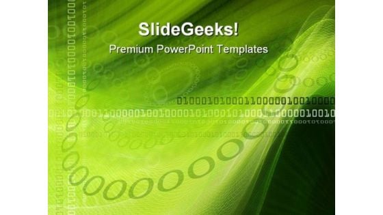 Background With Binary Abstract PowerPoint Templates And PowerPoint Backgrounds 0411