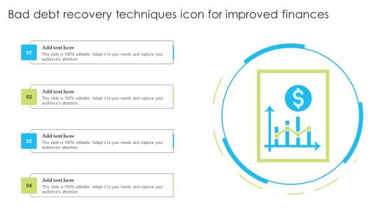 Bad Debt Recovery Techniques Icon For Improved Finances Themes Pdf