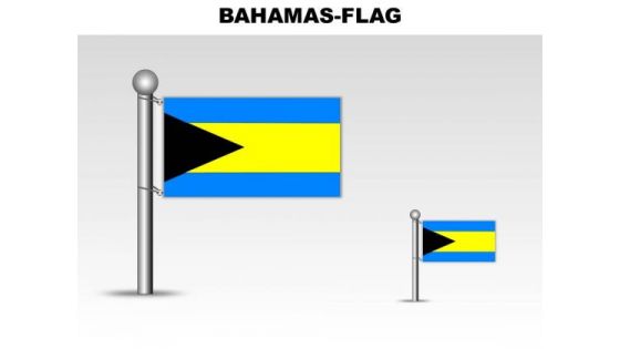 Bahamas Country PowerPoint Flags