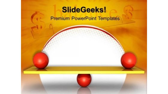 Balance Between Finance PowerPoint Templates And PowerPoint Themes 0412