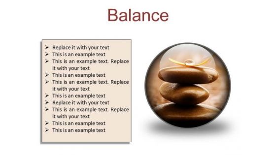 Balance Business PowerPoint Presentation Slides C