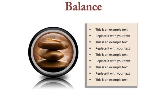 Balance Business PowerPoint Presentation Slides Cc