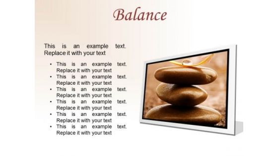 Balance Business PowerPoint Presentation Slides F