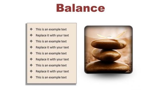 Balance Business PowerPoint Presentation Slides S