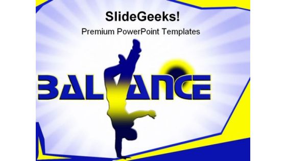 Balance People PowerPoint Themes And PowerPoint Slides 0611