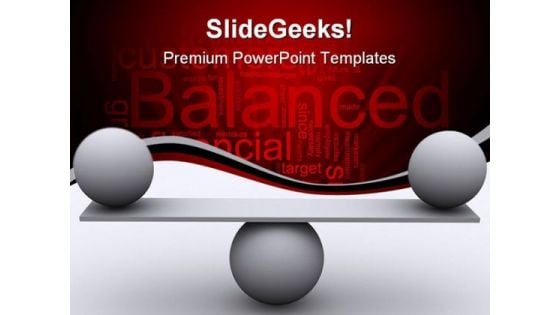 Balance Sports PowerPoint Template 0610