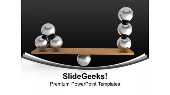 Balancing Balls Business PowerPoint Templates Ppt Background For Slides 1112