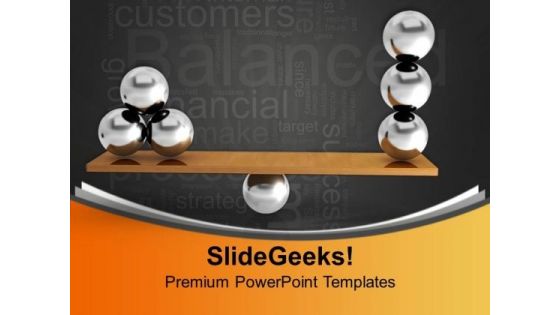 Balancing Balls Business PowerPoint Templates Ppt Backgrounds For Slides 0113