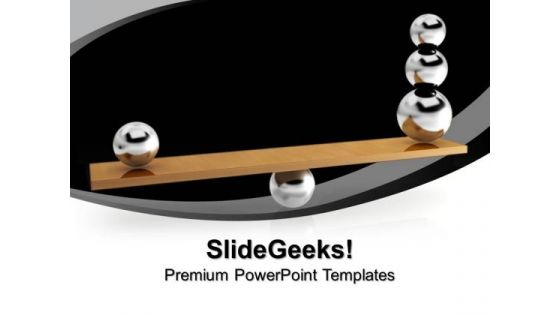Balancing Balls Success PowerPoint Templates And PowerPoint Themes 1012