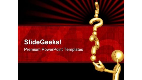 Balancing Golden Questions Business PowerPoint Themes And PowerPoint Slides 0511 Balancing Golden Questions Business PowerPoint Themes And PowerPoint Slides 0511