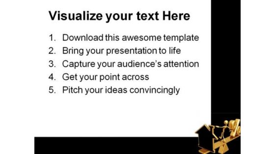 Balancing Home Real Estate PowerPoint Themes And PowerPoint Slides 0411