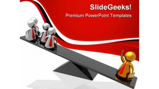 Balancing Leadership Concept Business PowerPoint Templates And PowerPoint Backgrounds 0611 Balancing Leadership Concept Business PowerPoint Templates And PowerPoint Backgrounds 0611