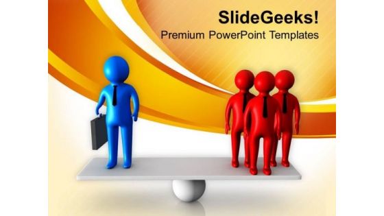 Balancing Team Business Concept PowerPoint Templates Ppt Backgrounds For Slides 0513