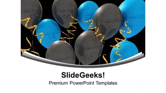 Balloons And Ribbons Party Theme PowerPoint Templates Ppt Backgrounds For Slides 0213 Balloons And Ribbons Party Theme PowerPoint Templates Ppt Backgrounds For Slides 0213