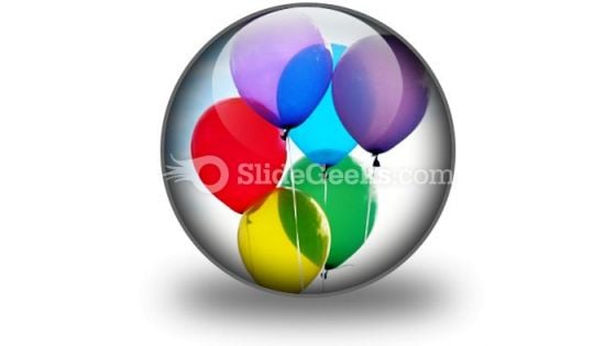 Balloons PowerPoint Icon