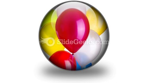 Balloons PowerPoint Icon C