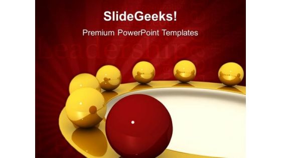 Balls Leadership Business PowerPoint Templates And PowerPoint Themes 0512