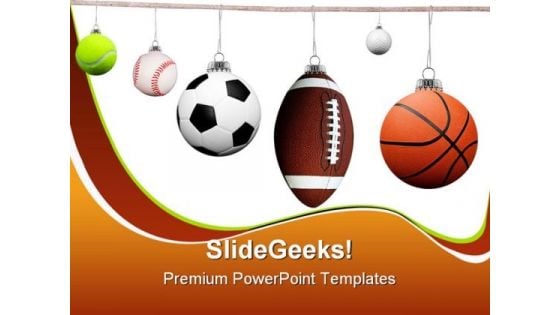 Balls Sports PowerPoint Backgrounds And Templates 1210
