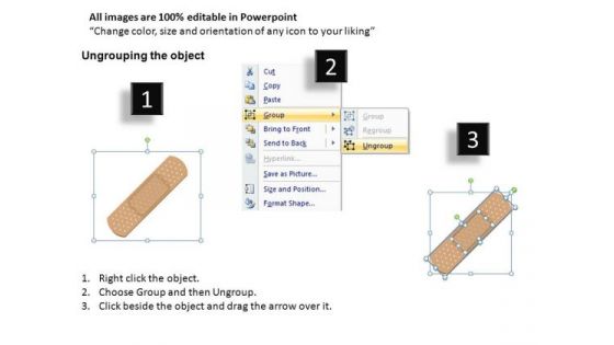 Band Aid First Aid Icon PowerPoint Templates