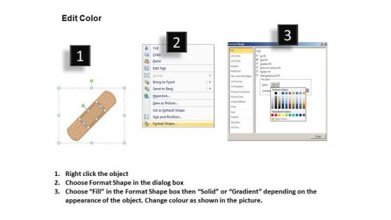 Band Aid First Aid Icon PowerPoint Templates