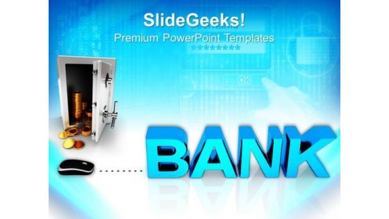 Bank Security Through Internet PowerPoint Templates And PowerPoint Themes 0812 Bank Security Through Internet PowerPoint Templates And PowerPoint Themes 0812