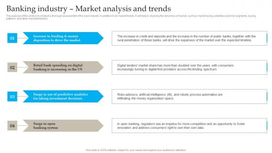 Banking Industry Market Analysis Banking Industry Business Plan Go To Market Strategy Mockup Pdf