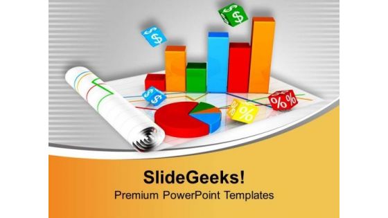 Bar And Pie Chart For Global Business PowerPoint Templates Ppt Backgrounds For Slides 0513