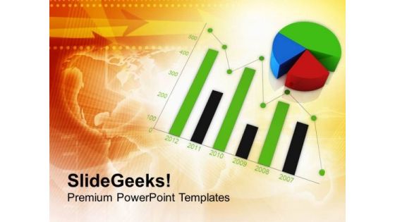 Bar Chart And Pie Chart Business PowerPoint Templates Ppt Backgrounds For Slides 0413