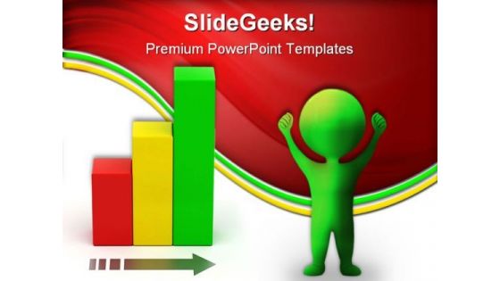 Bar Chart Growth Business PowerPoint Templates And PowerPoint Backgrounds 0311