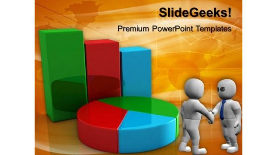 Bar Graph And Pie Chart Finance PowerPoint Templates And PowerPoint Themes 0612