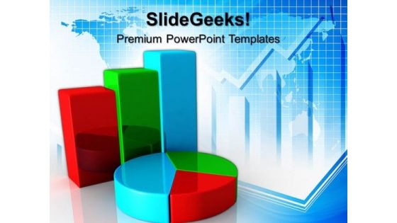 Bar Graph And Pie Chart Global PowerPoint Templates And PowerPoint Themes 0612