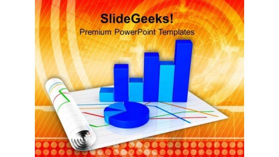 Bar Graph And X Y Chart Business Theme PowerPoint Templates Ppt Backgrounds For Slides 0413