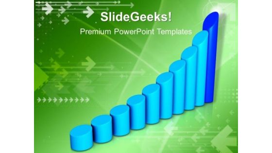 Bar Graph Business PowerPoint Templates And PowerPoint Themes 1012