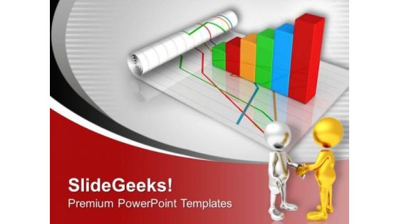 Bar Graph For Business Growth PowerPoint Templates Ppt Backgrounds For Slides 0513