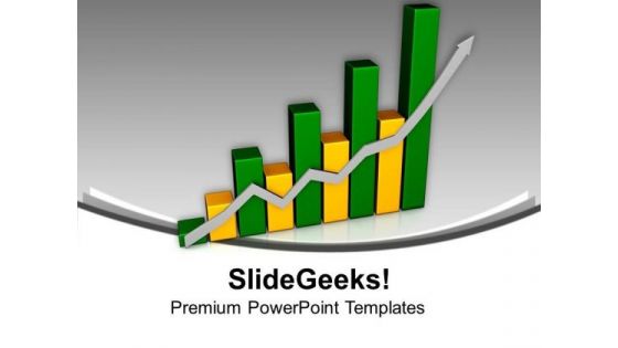 Bar Graph For Business Growth PowerPoint Templates Ppt Backgrounds For Slides 0613