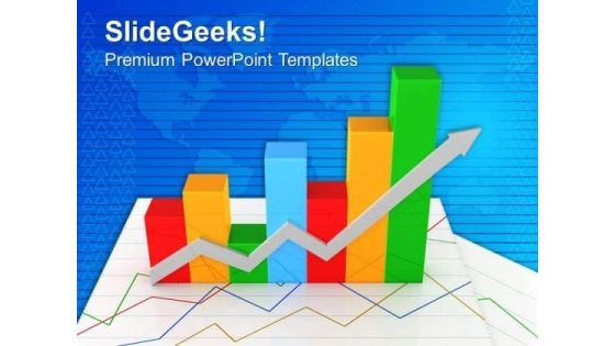 Bar Graph For Business Ups Down PowerPoint Templates Ppt Backgrounds For Slides 0513