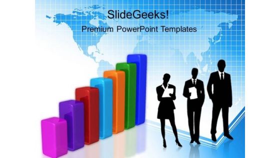 Bar Graph Global Business PowerPoint Templates And PowerPoint Themes 0212