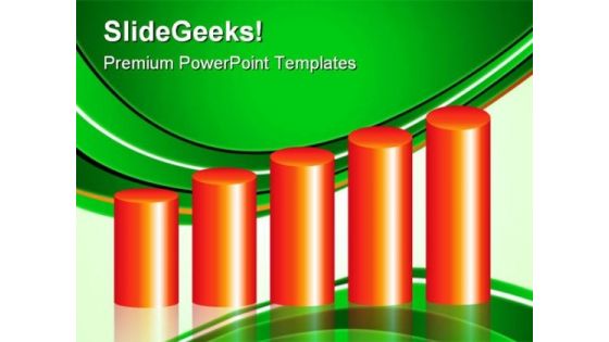 Bar Graph Growth Finance PowerPoint Templates And PowerPoint Backgrounds 1211