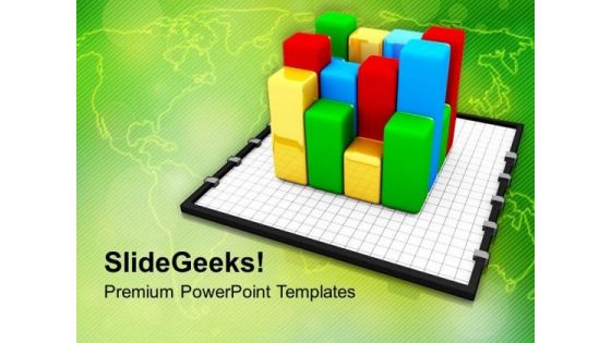 Bar Graph On Business Chart Marketing PowerPoint Templates Ppt Backgrounds For Slides 0113