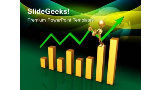 Bar Graph Progress Chart Business PowerPoint Templates And PowerPoint Themes 0712