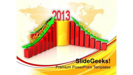 Bar Graph Represents Business Growth Success PowerPoint Templates Ppt Backgrounds For Slides 1212