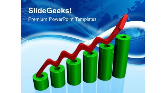 Bar Graph Showing Sales PowerPoint Templates And PowerPoint Themes 0512