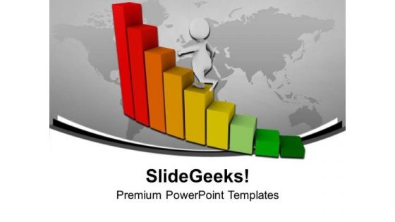 Bar Graph To Show Growth In Business PowerPoint Templates Ppt Backgrounds For Slides 0413