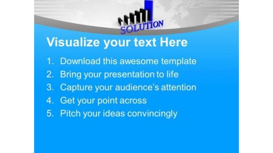 Bar Graph With Solution Growth PowerPoint Templates Ppt Backgrounds For Slides 0313 Slide02