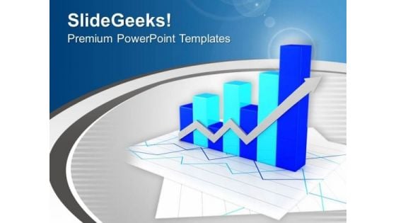 Bar Graph With Variation In Result PowerPoint Templates Ppt Backgrounds For Slides 0513